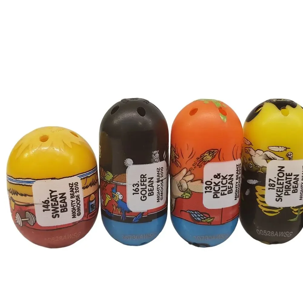 Mighty Beanz Skeleton Pirate Ping Pong Big Ear Boy Pick & Flick Year 2010